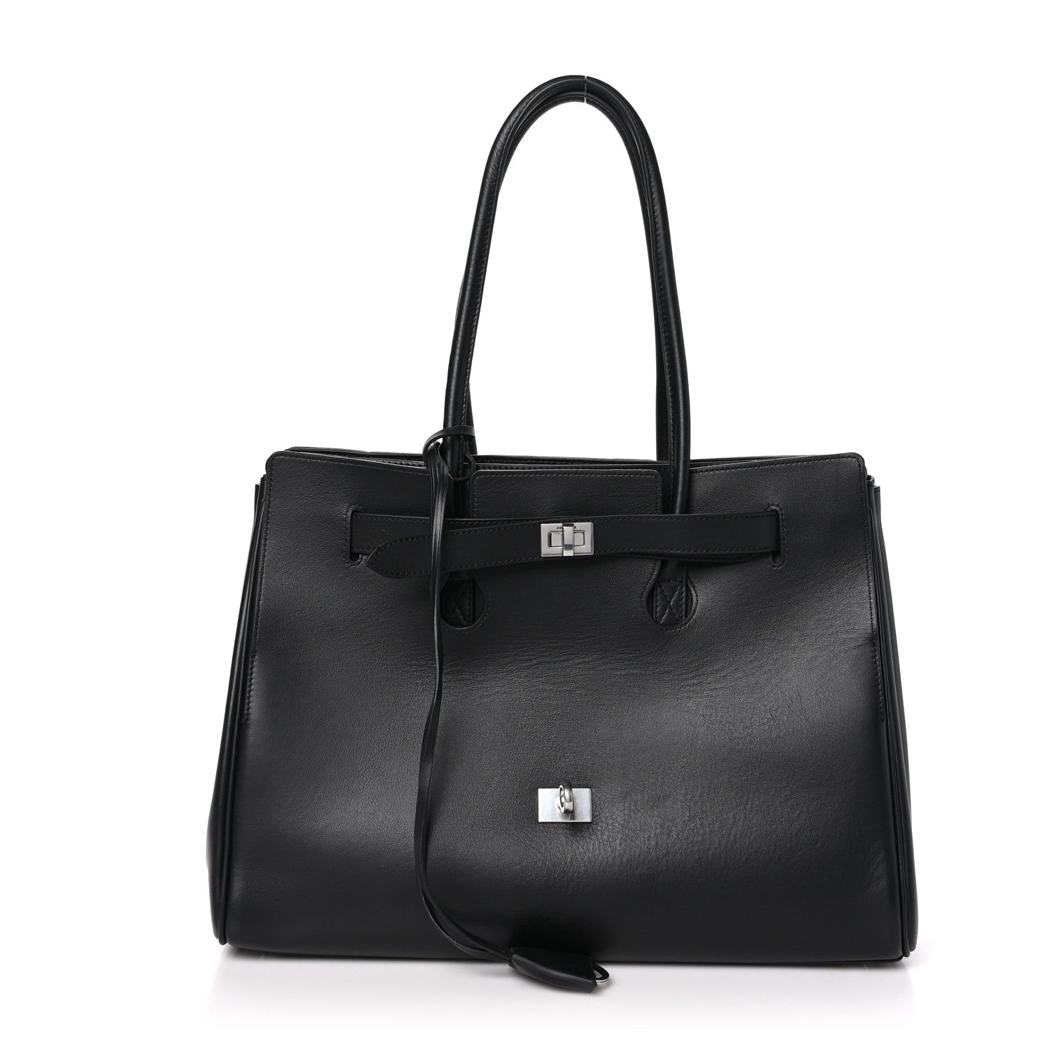 Balenciaga Smooth Calfskin Medium Bel Air Carry All Bag Black 1 of 10