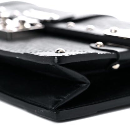 Louis Vuitton Epi Trunk Chain Wallet Black 8 of 9