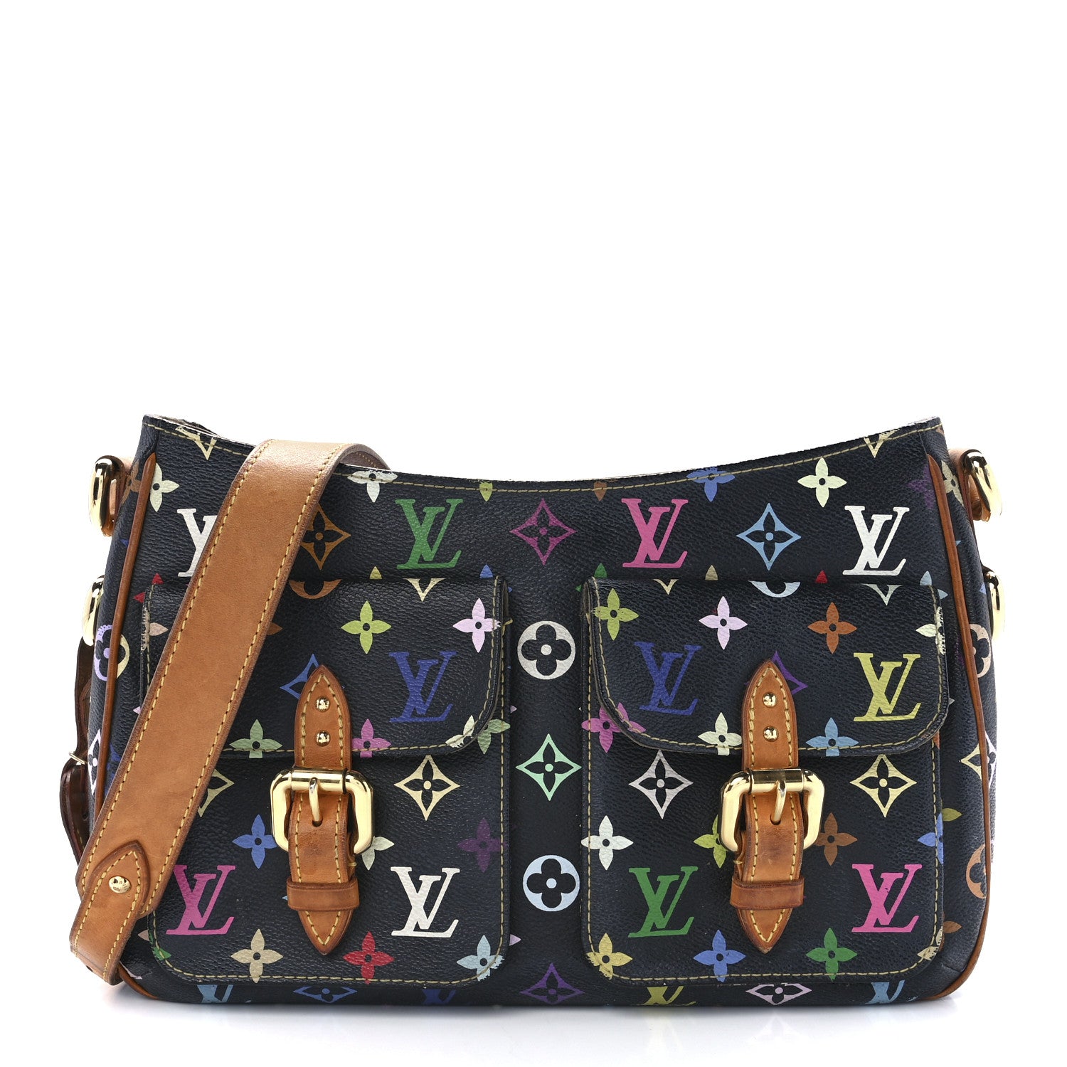 Louis Vuitton Monogram Multicolor Lodge GM Black 1 of 11