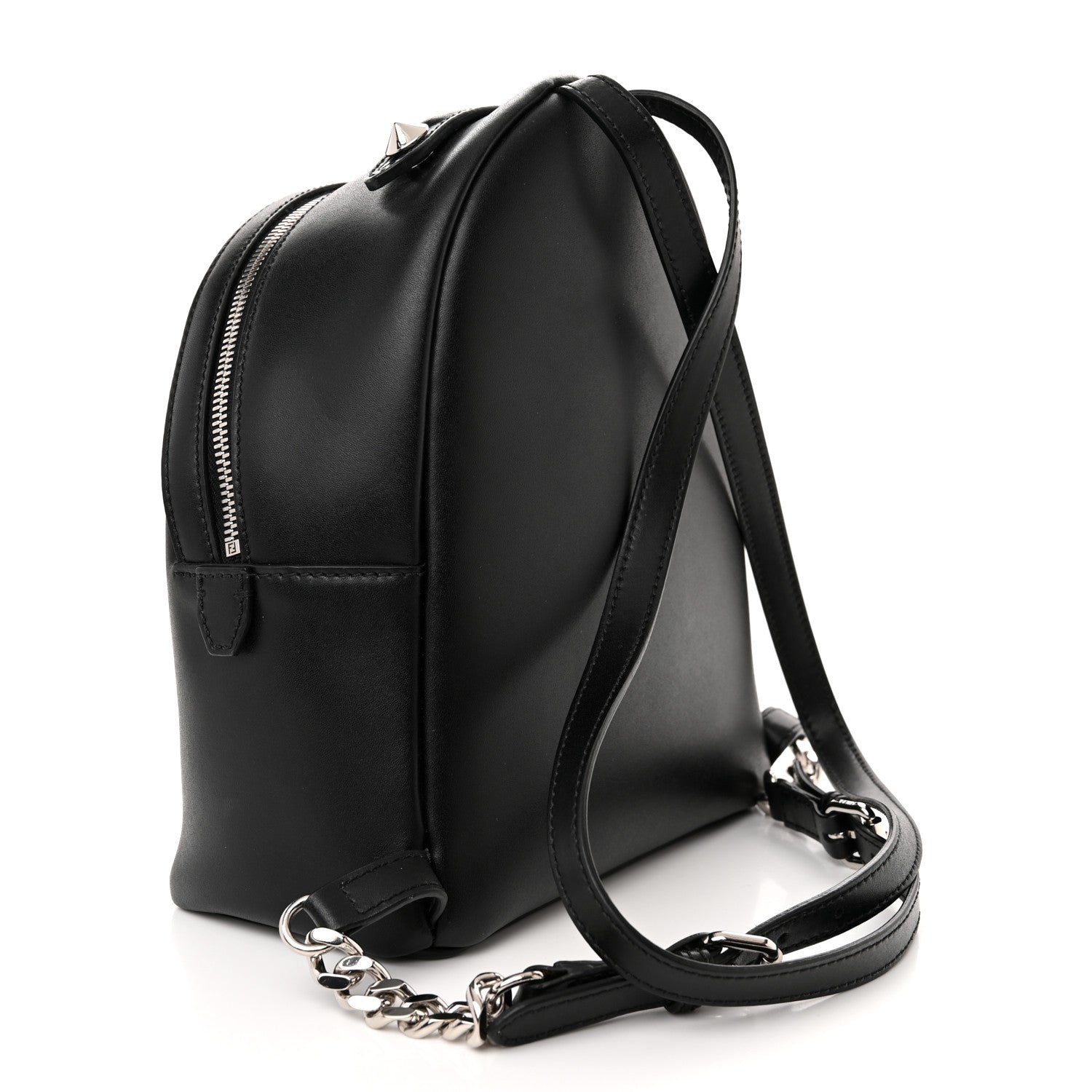 Fendi Vitello Liberty Pearl Romantic Bow Mini Backpack Black 3 of 10