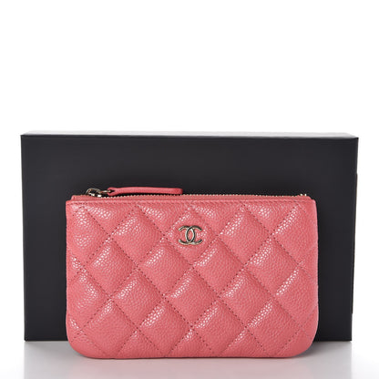 Chanel Caviar Quilted Small Cosmetic Case Pink 8 of 8