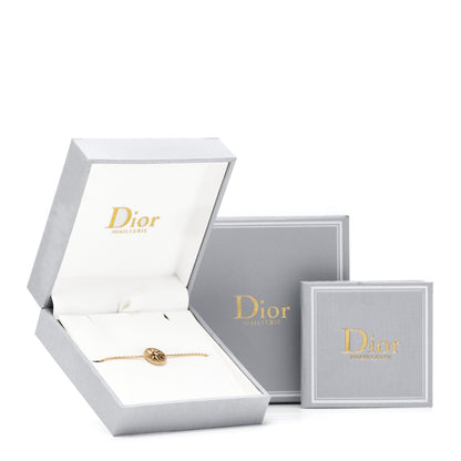 Christian Dior 18K Yellow Gold Diamond Mother of Pearl Rose Des Vents Bracelet 6 of 6
