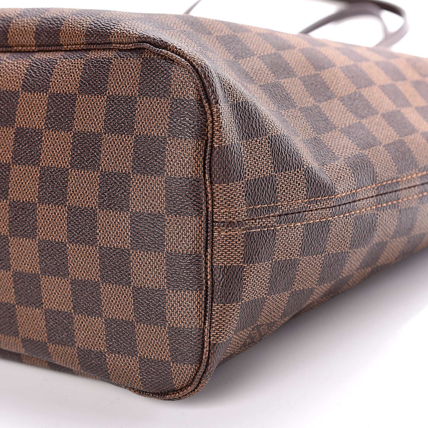 Louis Vuitton Damier Ebene Neo Neverfull MM Rose Ballerine 10 of 17