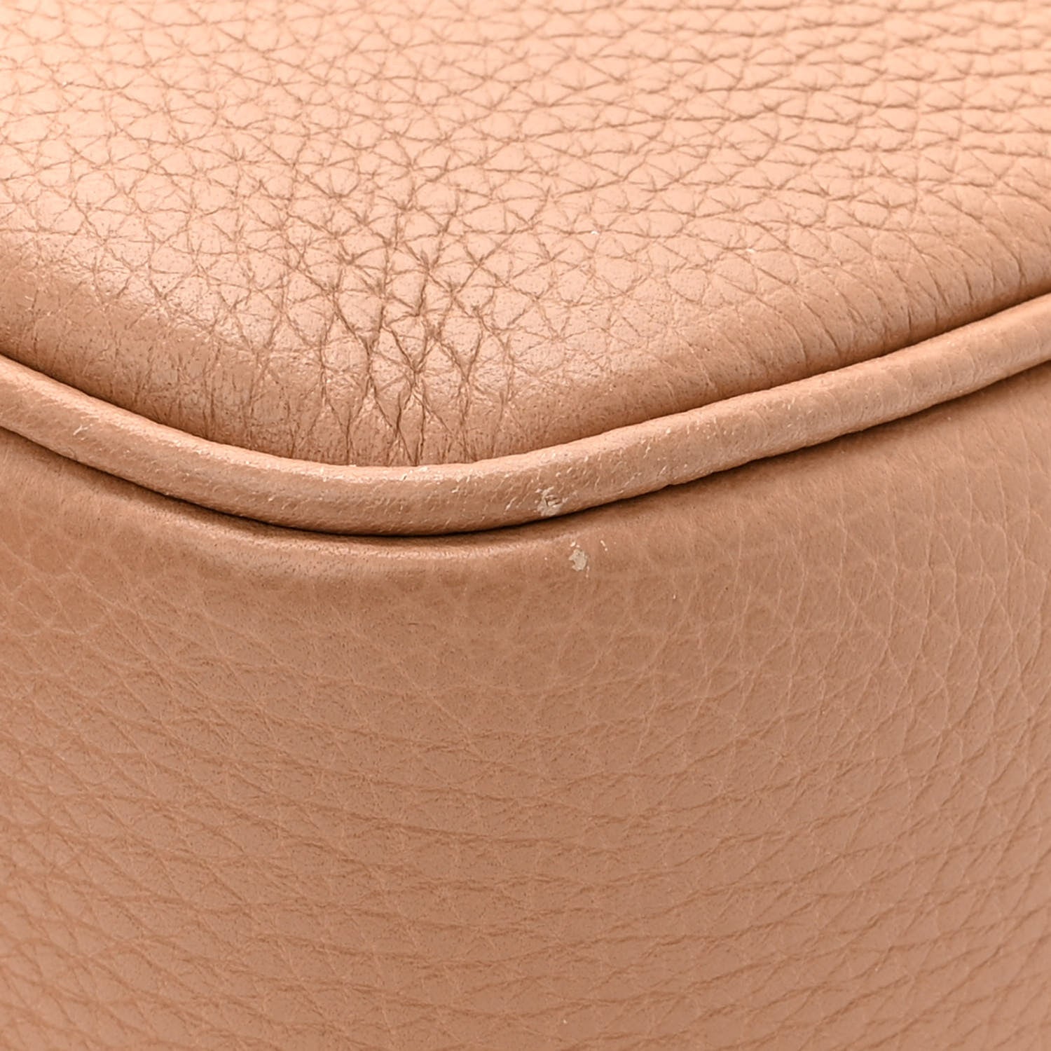 Gucci Pebbled Calfskin Small Soho Disco Bag Camelia 12 of 13