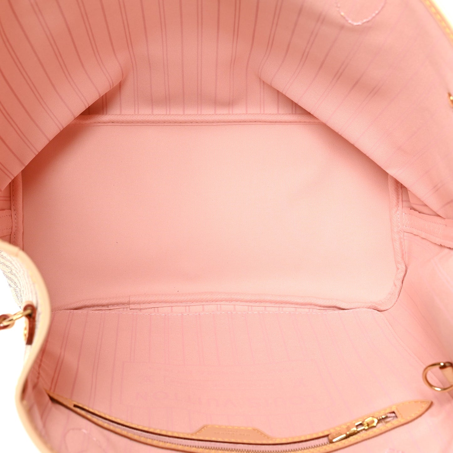 Damier Azur Neo Neverfull MM Rose Ballerine