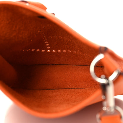 Hermes Taurillon Clemence Evelyne TPM Orange 5 of 10