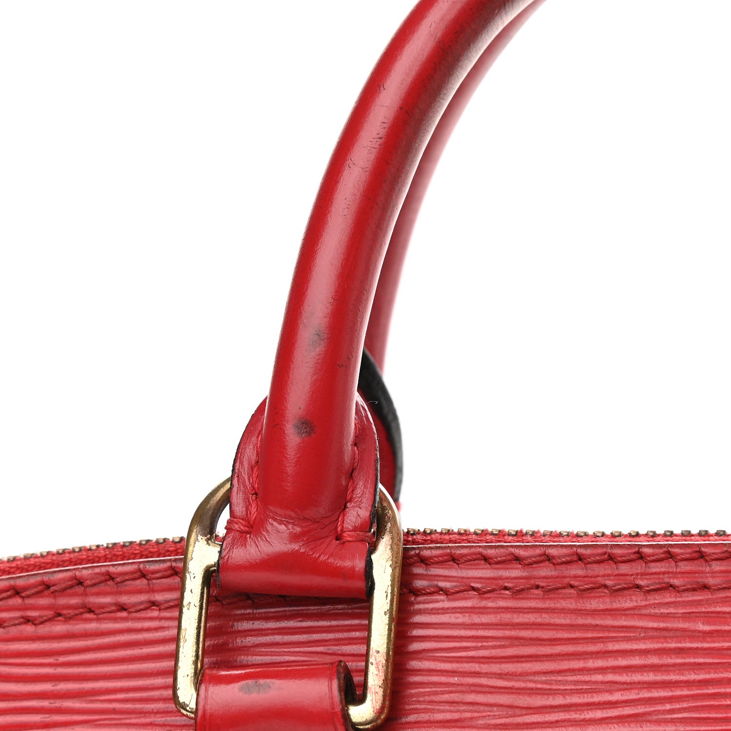 Louis Vuitton Epi Alma PM Castillan Red 9 of 14