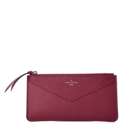 Louis Vuitton Calfskin Jeanne Wallet Zippered Insert Fuchsia 1 of 7