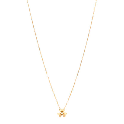 Van Cleef & Arpels 18K Yellow Gold Diamond Mini Frivole Pendant Necklace 1 of 6