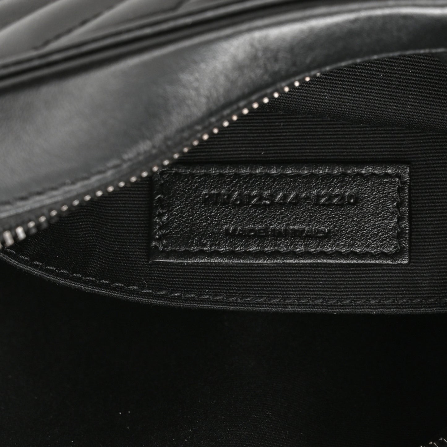 Calfskin Matelasse Monogram Lou Camera Bag Black