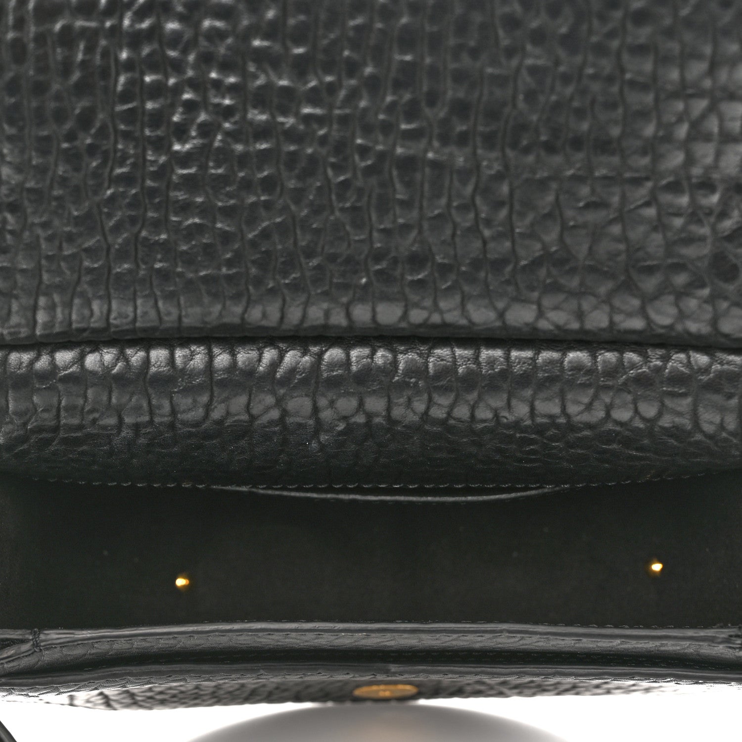 Givenchy Bullhide Mini Infinity Saddle Bag Black 5 of 10