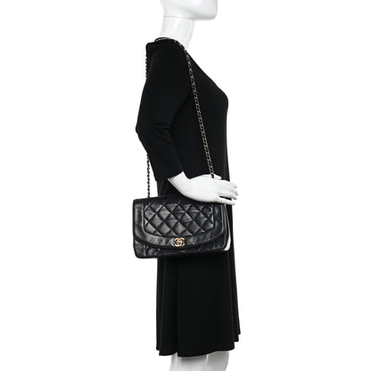 Chanel Lambskin Medium Single Flap Black 2 of 12