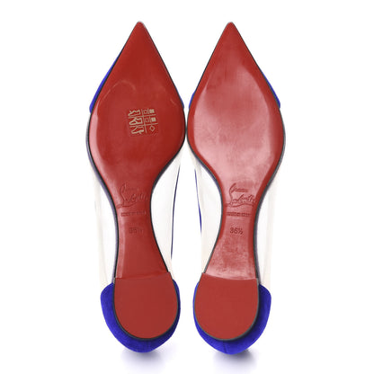Christian Louboutin Veau Velours Rete Galativi Flats 36.5 Version Elixir 5 of 9