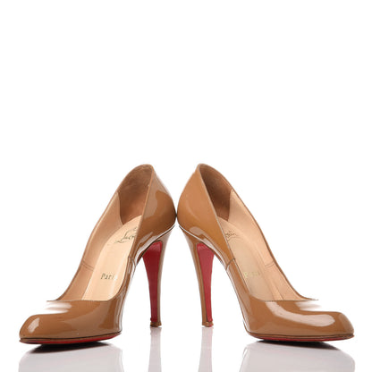 Christian Louboutin Patent Decollete 868 100 Pumps 36 Nude 6 of 18