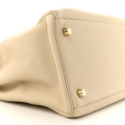 Hermes Taurillon Clemence Kelly Retourne 35 Parchemin 9 of 20