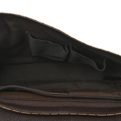 Gucci Monogram Large Flap Messenger Bag Beige Dark Brown 5 of 11