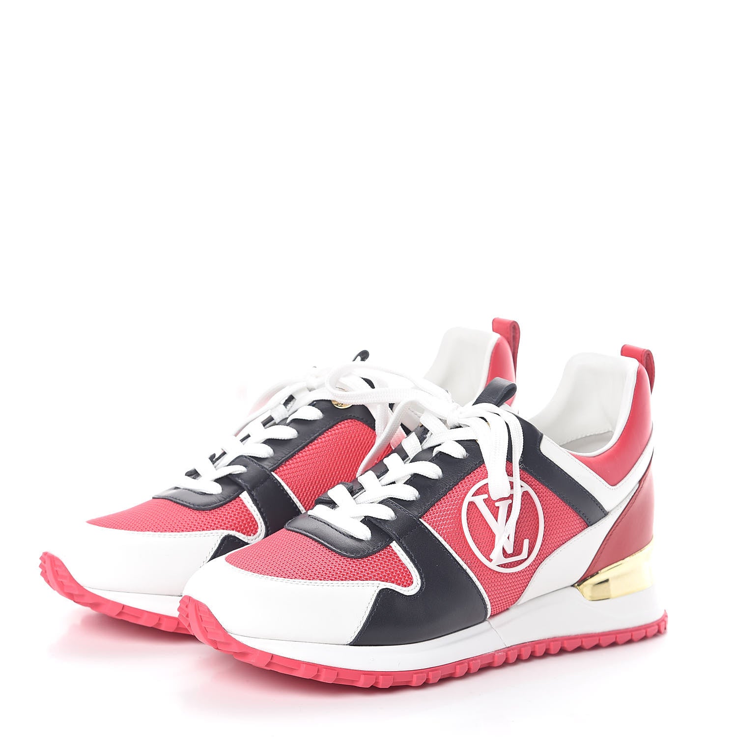 Louis Vuitton Calfskin Run Away Sneakers 36 Framboise Pink 3 of 7