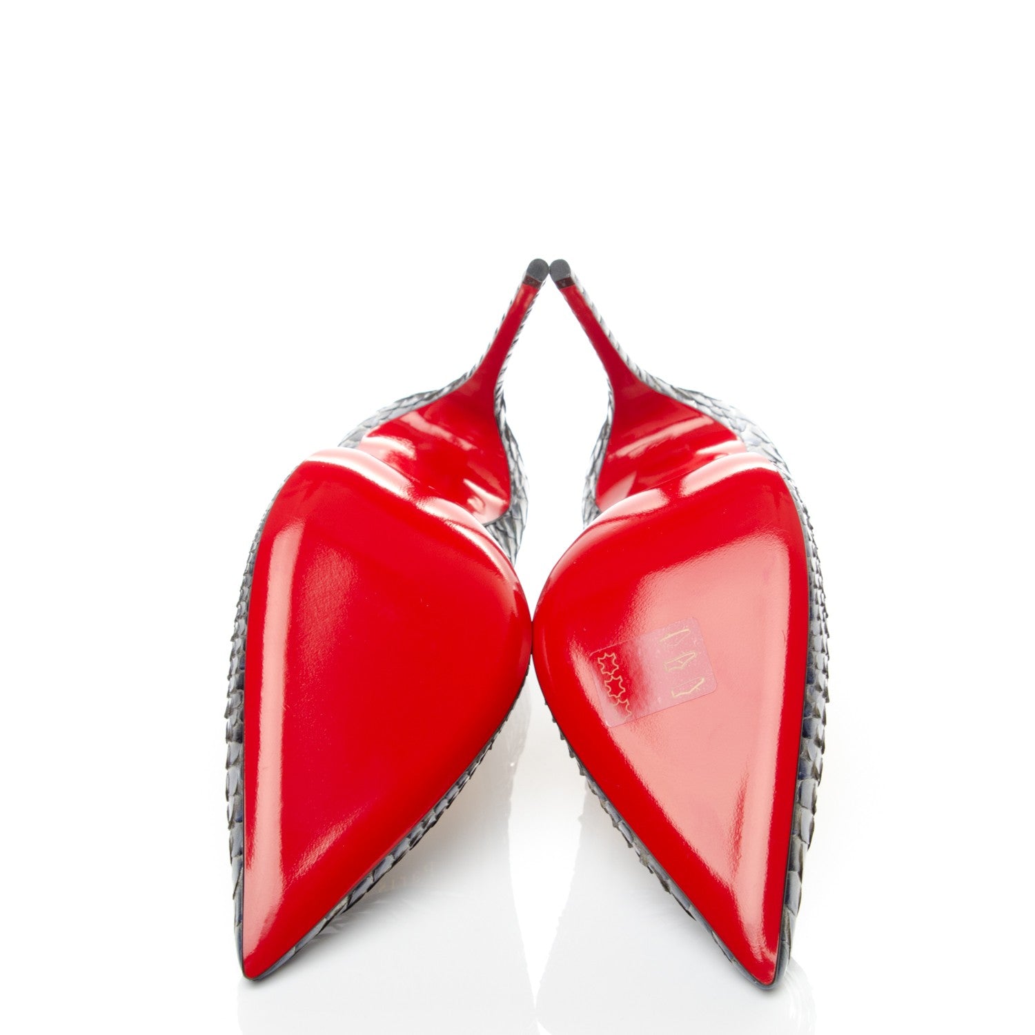 Christian Louboutin Python Armure So Kate 120 Pumps Eclipse 5 of 5