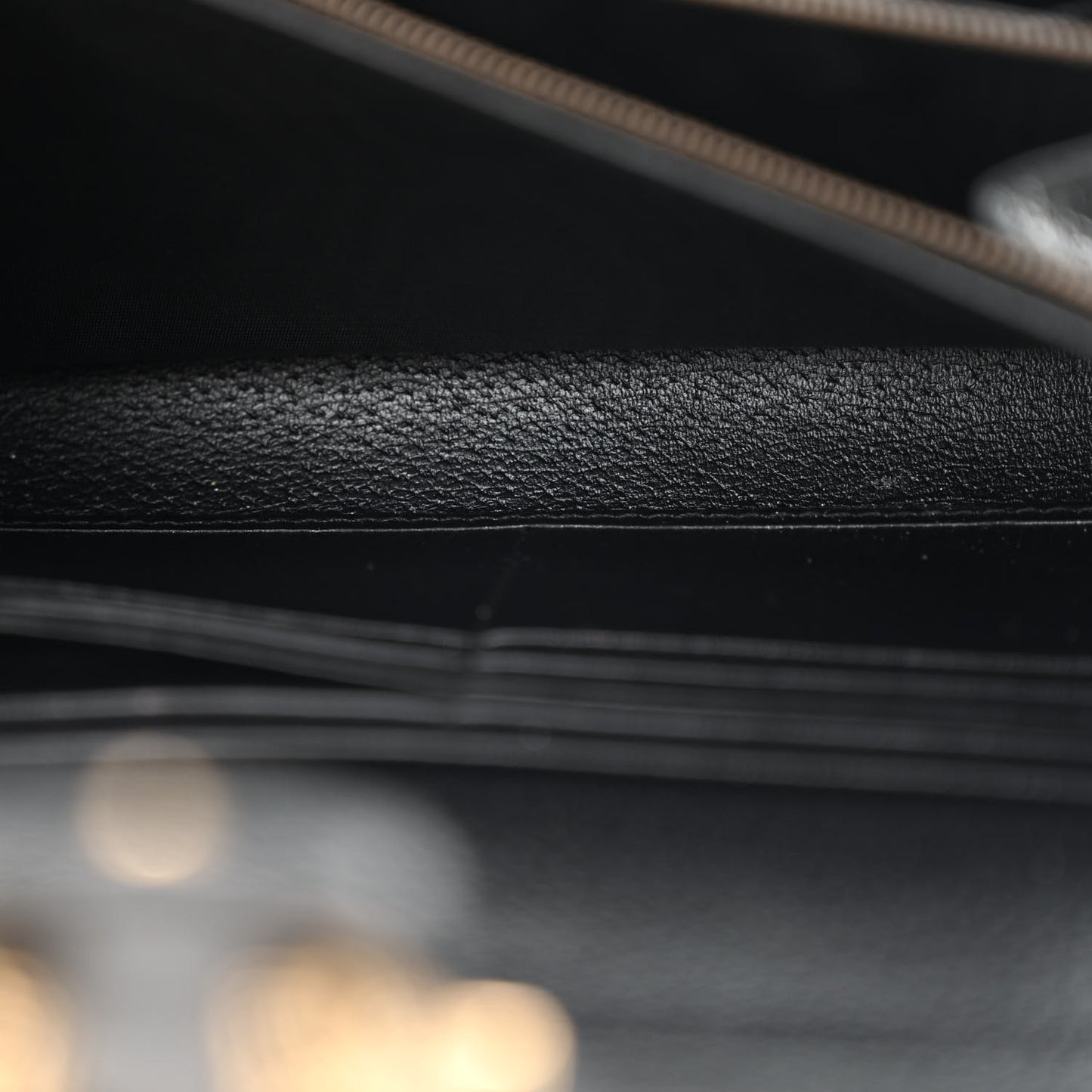 Calfskin Web Mini Dionysus Chain Wallet Black