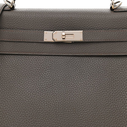 Hermes Togo Kelly Retourne 32 Etain 8 of 13