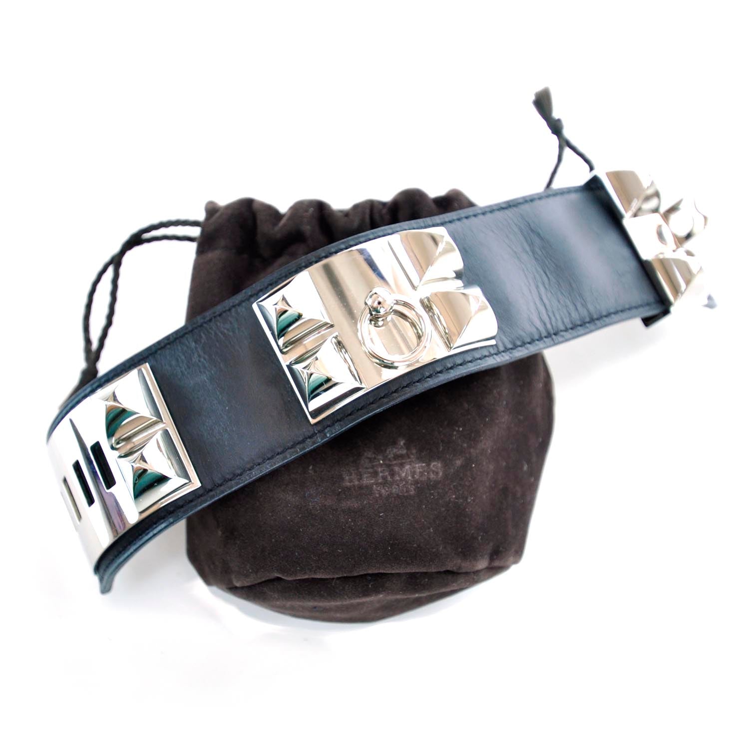 Hermes Chamonix Collier de Chien CDC Bracelet Black 4 of 9