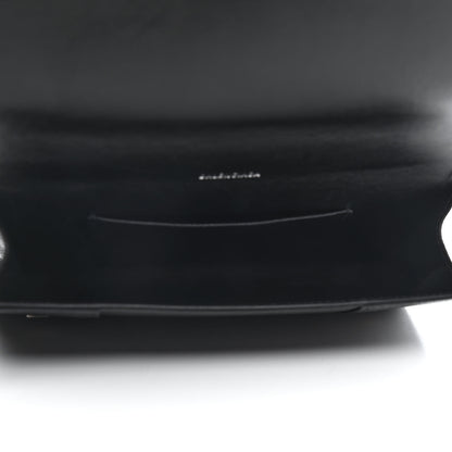 Balenciaga Grained Calfskin Hourglass Top Handle Crossbody Phone Holder Black 5 of 5