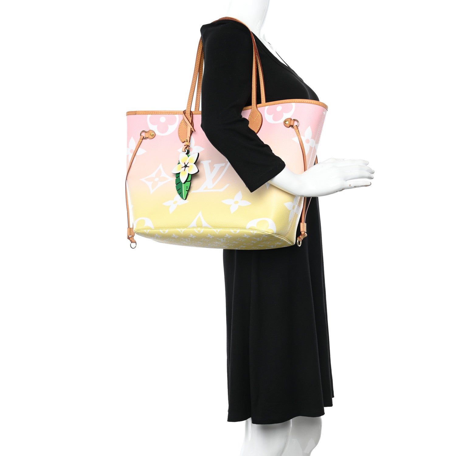Louis Vuitton Monogram Giant By The Pool Neverfull MM Light Pink 2 of 10