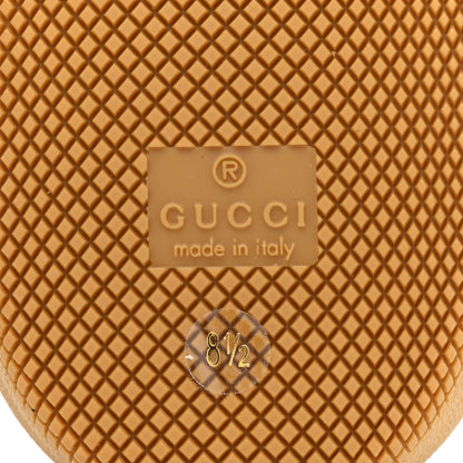 Gucci Calfskin Suede Web Mens G74 Sneakers 8.5 Ardesia Black New Mystic White 7 of 10
