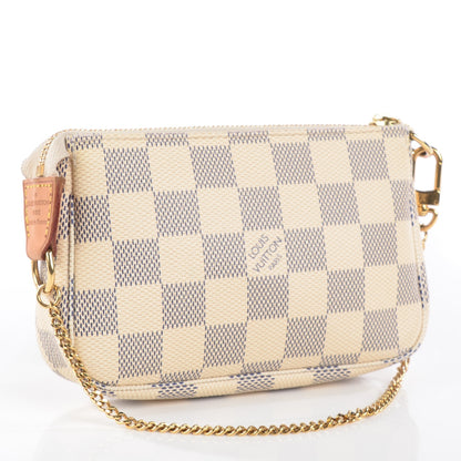 Louis Vuitton Damier Azur Mini Pochette Accessories 3 of 7