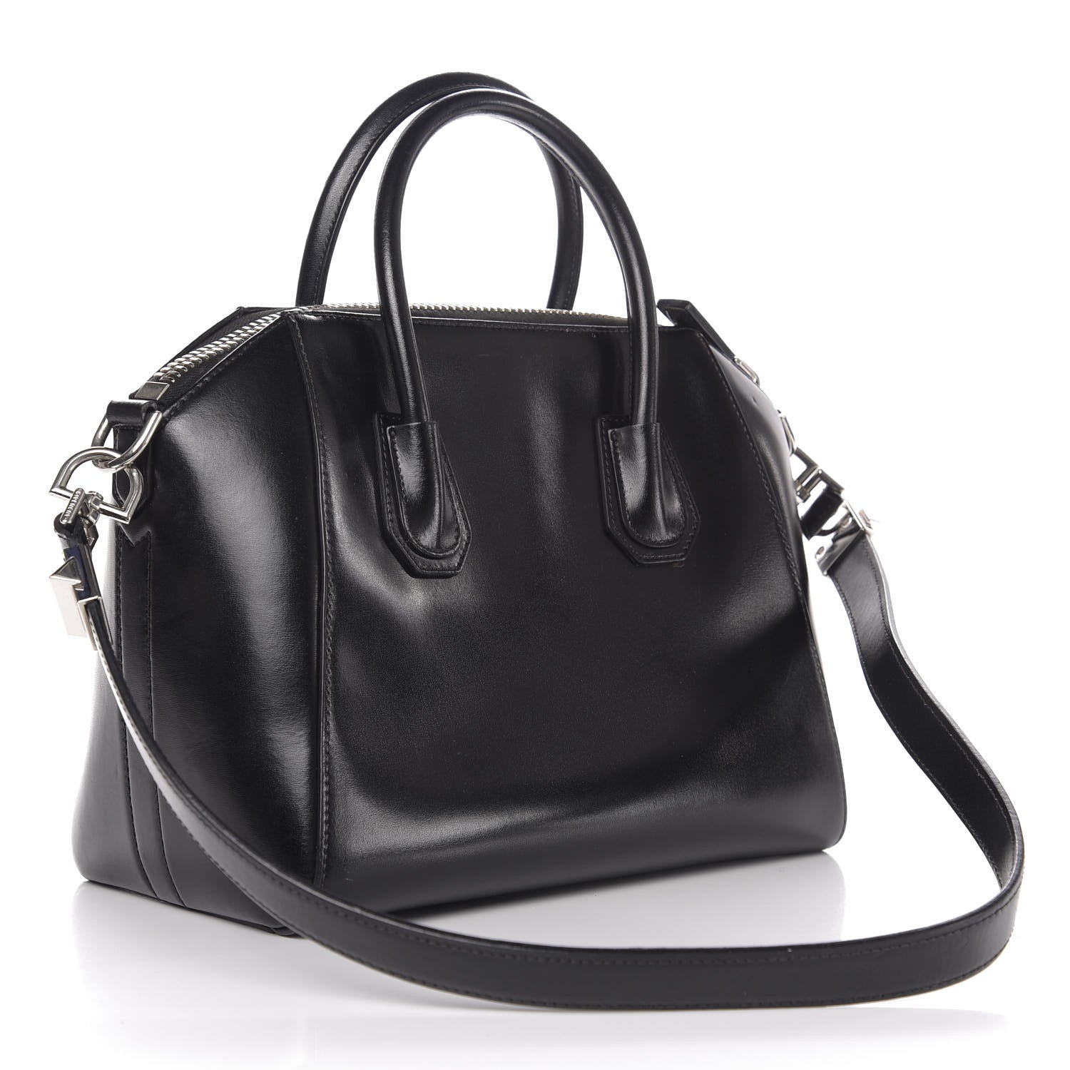 Givenchy Shiny Lord Calfskin Small Antigona Black 2 of 19