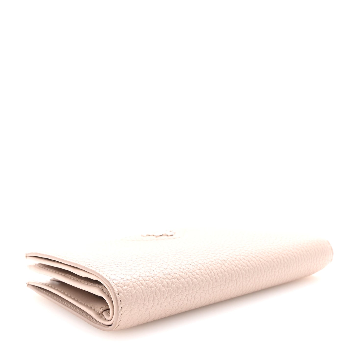 Vitello Daino Triangle Continental Zip Wallet Ninfea