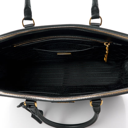 Prada Saffiano Large Galleria Double Zip Tote Black 5 of 13