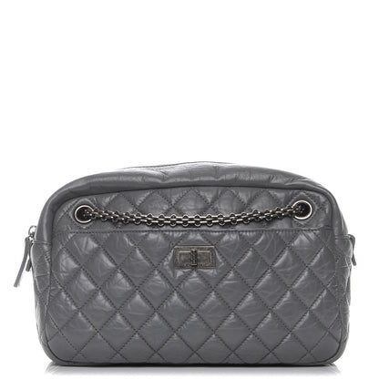 Chanel Aged Calfskin Medium Reissue Camera Case Grey 1 of 8