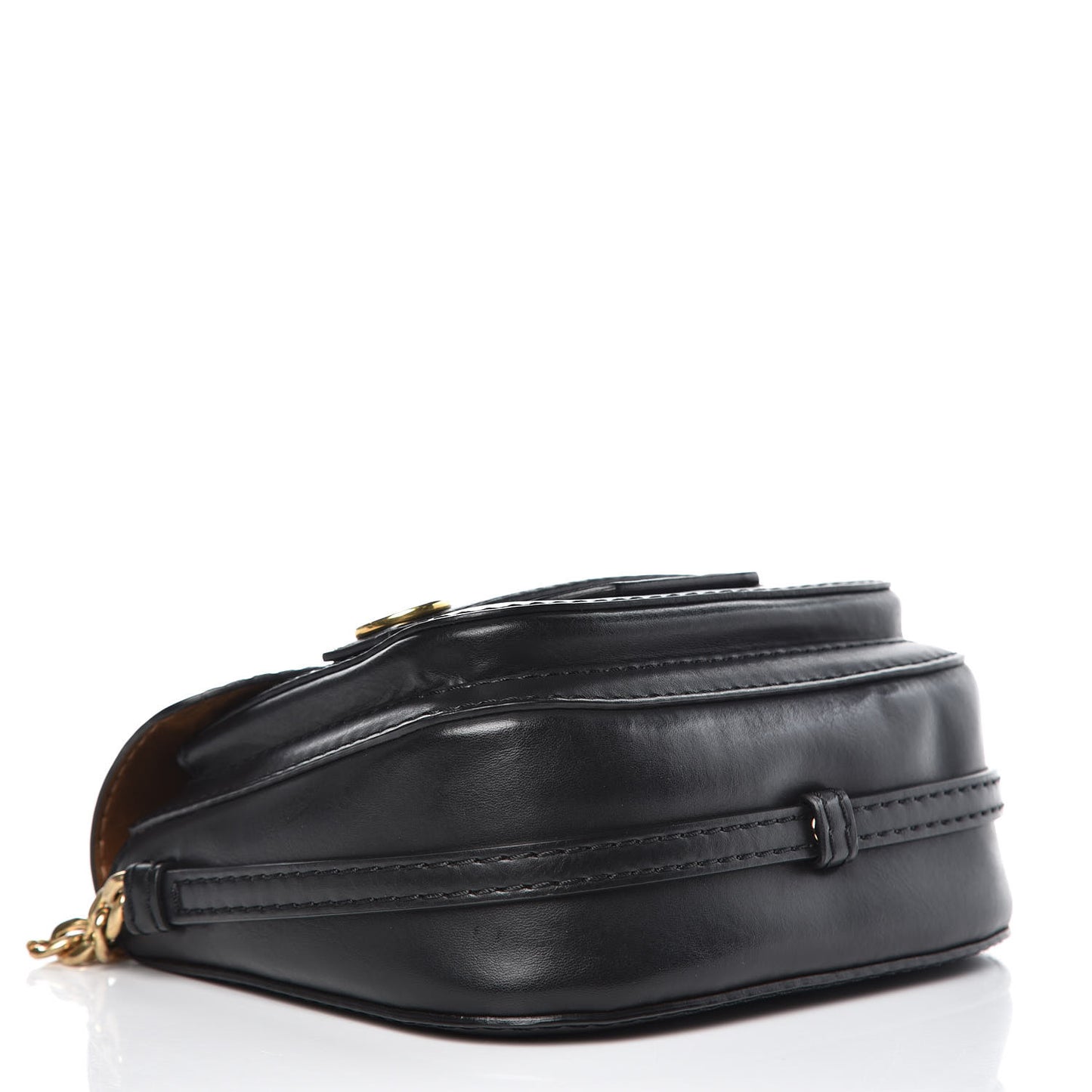Eco Alter Nappa Popper Shoulder Bag Black