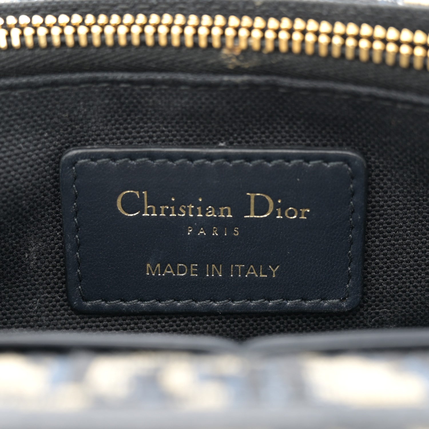 Christian Dior Oblique 30 Montaigne 2-In-1 Pouch Blue 6 of 11