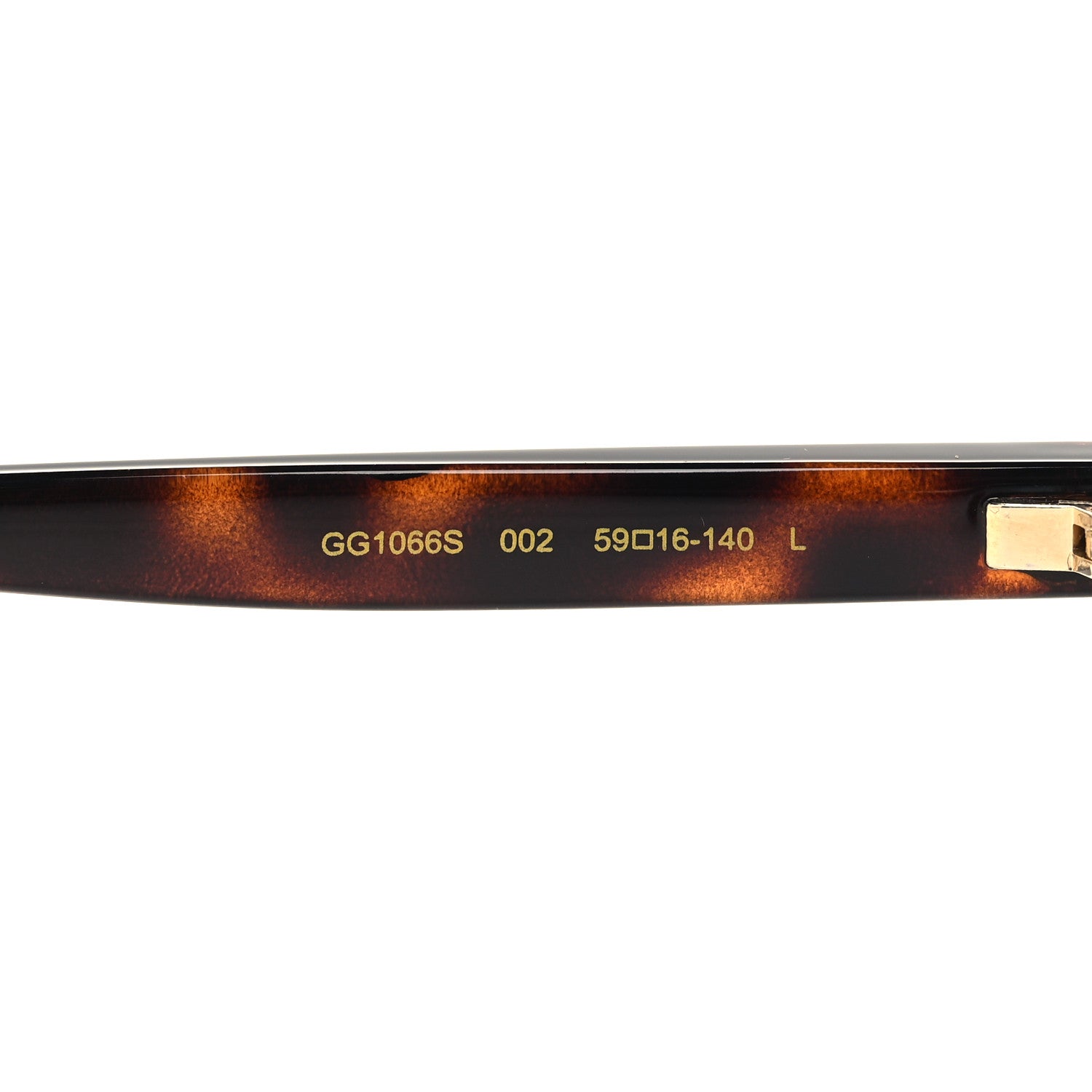Gucci Acetate Interlocking G Square Sunglasses GG1066S Tortoise 6 of 8