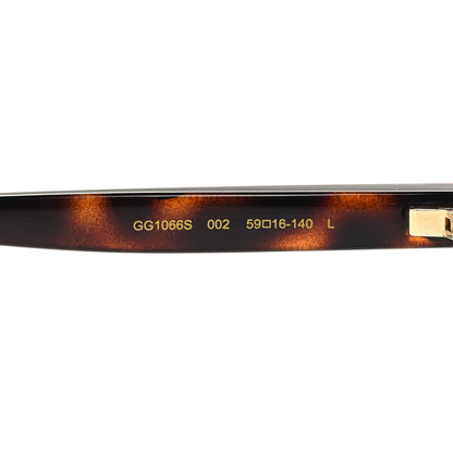 Gucci Acetate Interlocking G Square Sunglasses GG1066S Tortoise 6 of 8