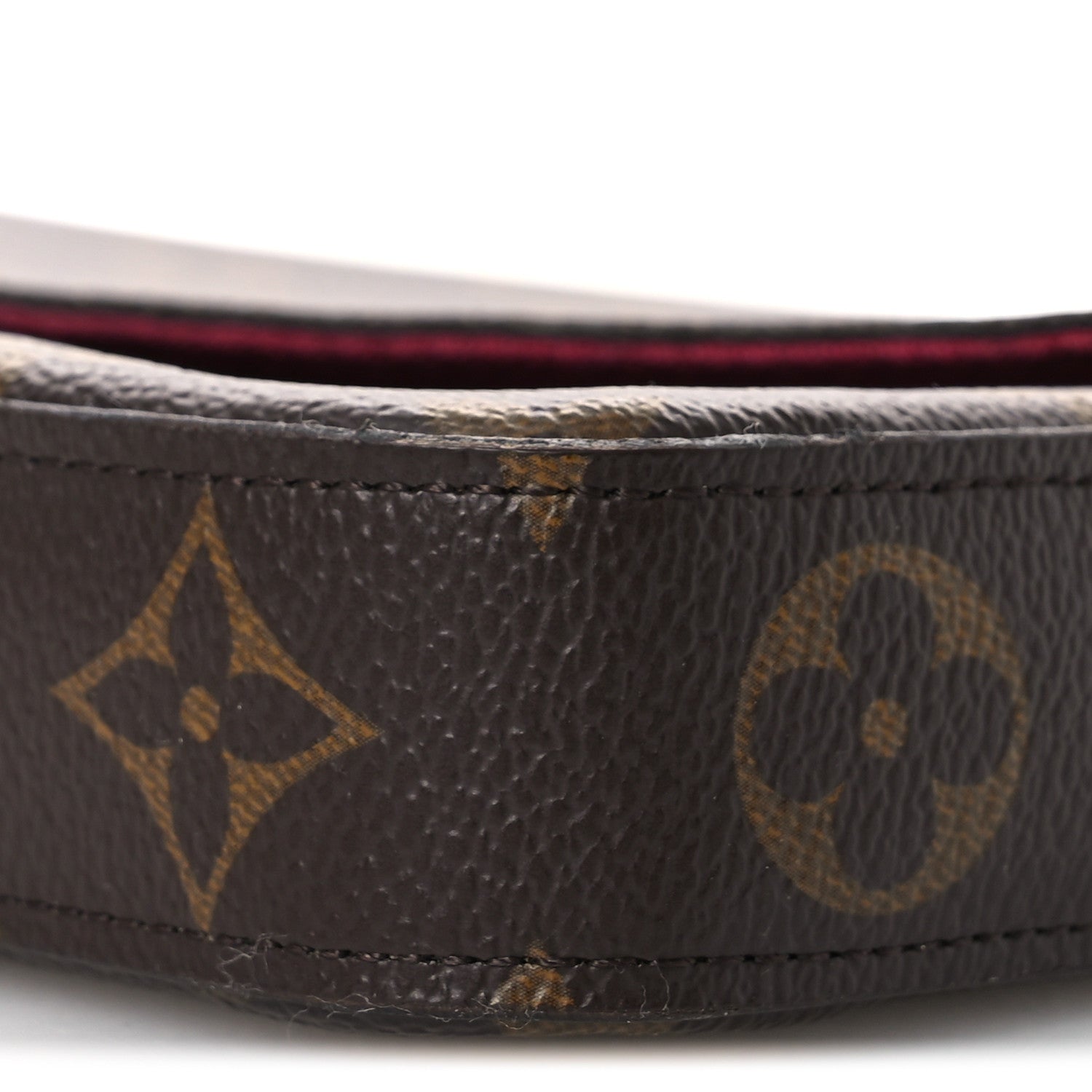 Louis Vuitton Monogram Pochette Felicie Chain Wallet Fuchsia 11 of 14