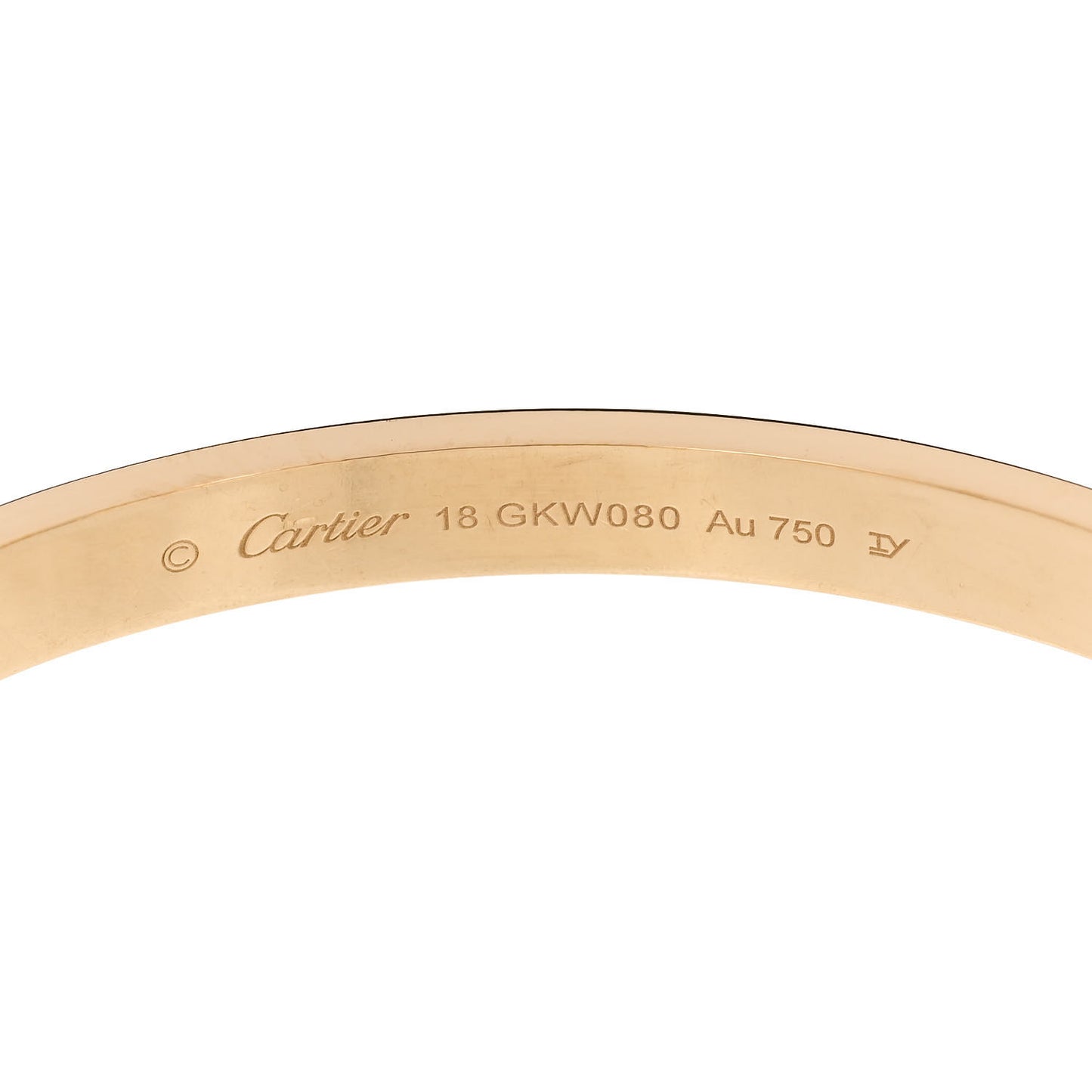 18K Yellow Gold LOVE Bracelet 18
