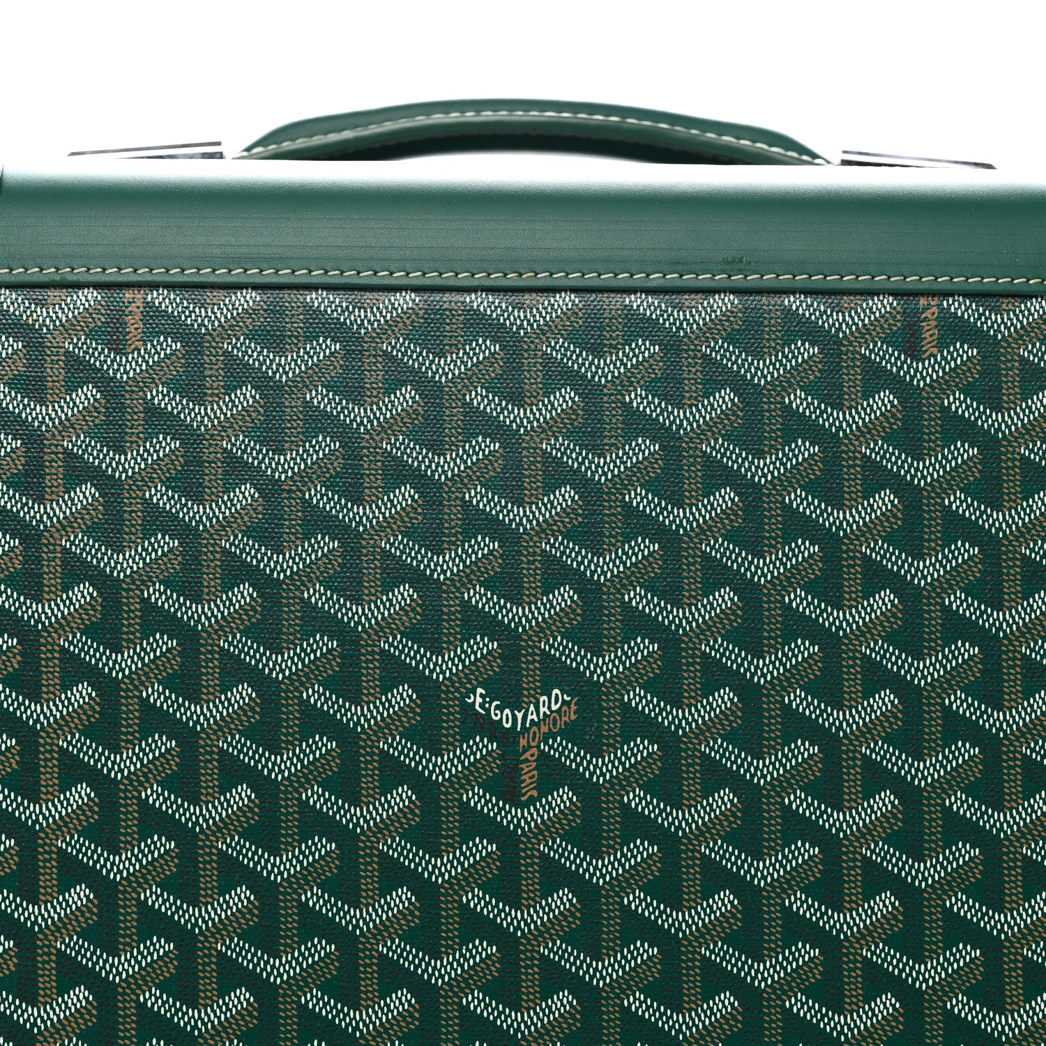 Goyard Goyardine Bourget PM Green 7 of 10