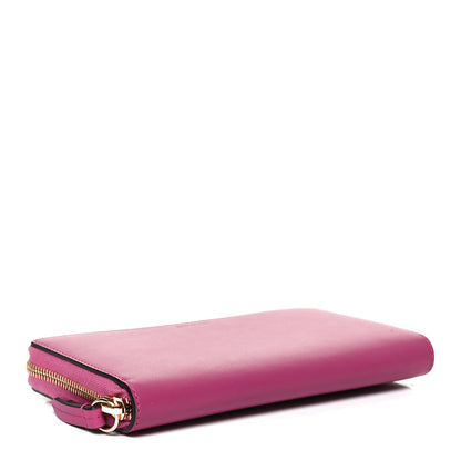 Gucci Moon Calfskin Zip Around Wallet New Rosette 4 of 7