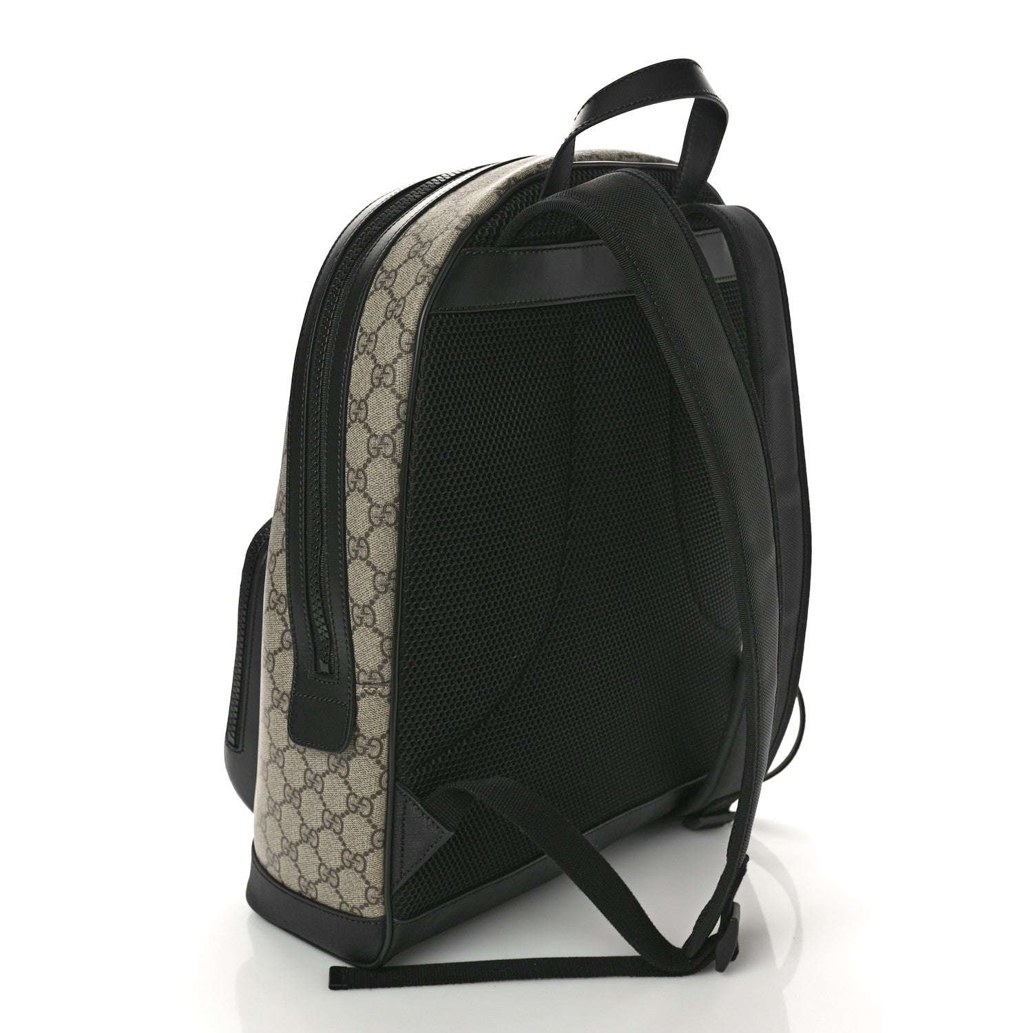 Gucci GG Supreme Monogram Medium Backpack Black 2 of 10