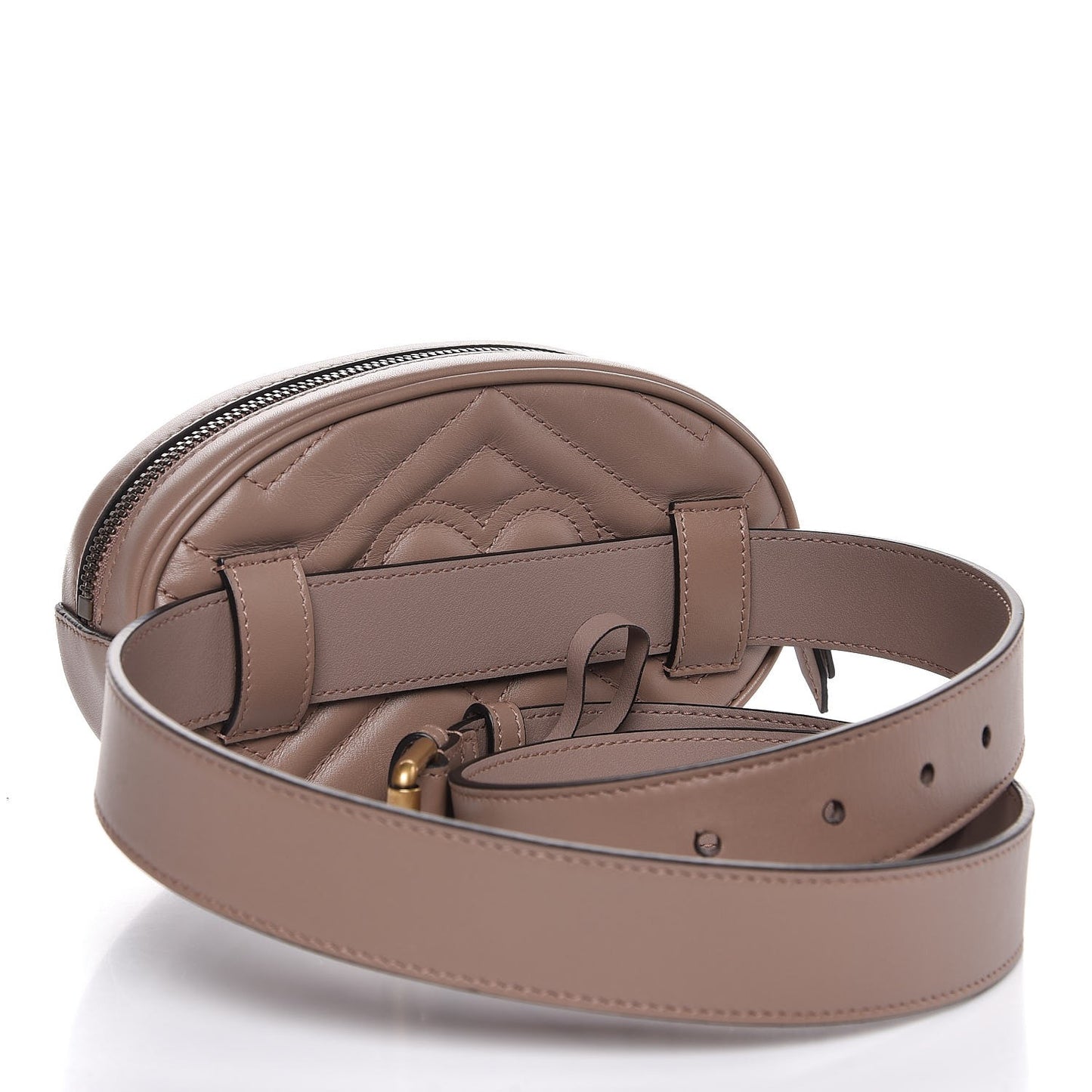 Calfskin Matelasse GG Marmont Belt Bag 95 38 Porcelain Rose