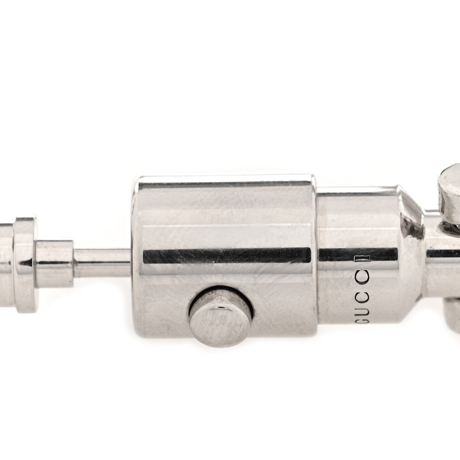 Gucci Metal Horsebit Bracelet 17 Silver 4 of 4