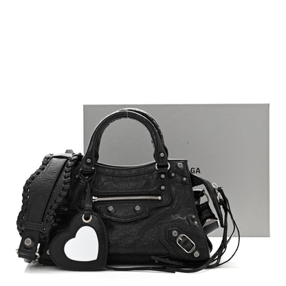 Balenciaga Agneau Arena Neo Cagole Handbag XS Black 12 of 12