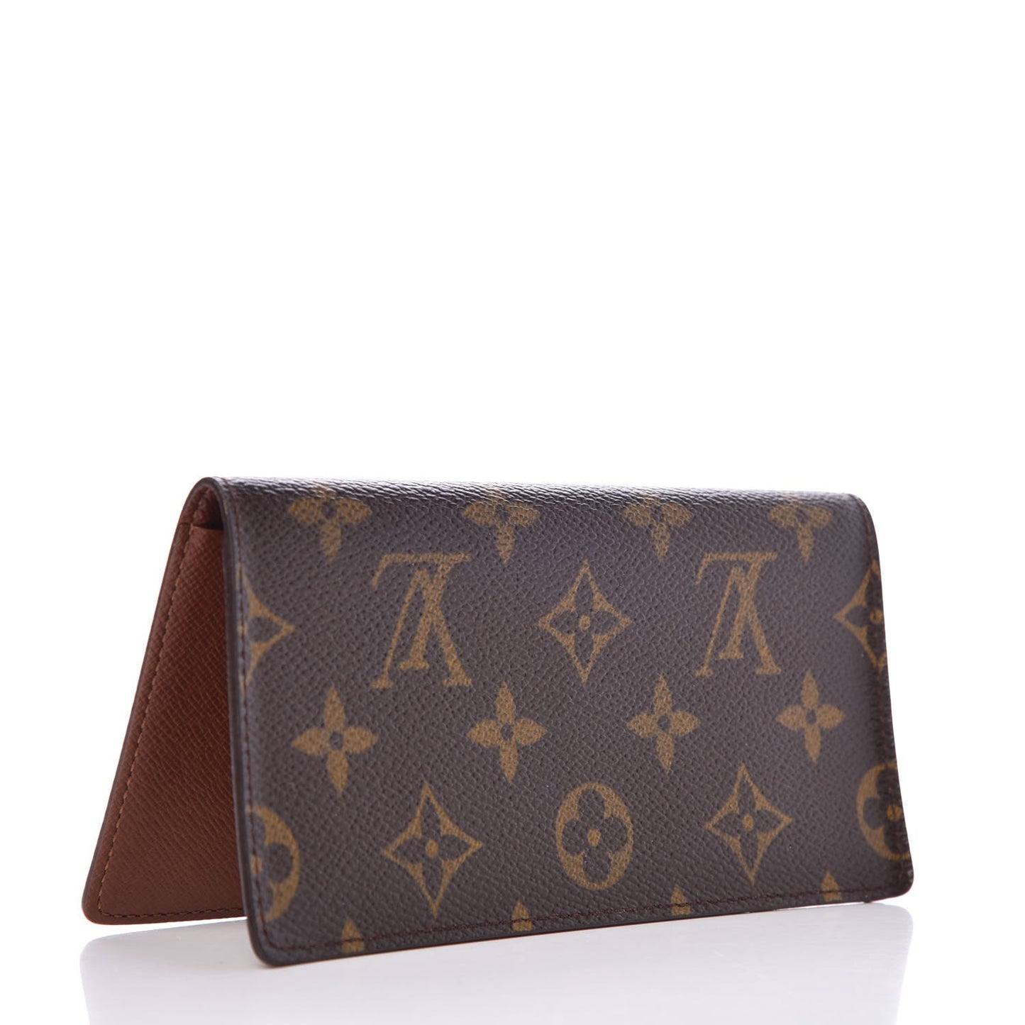 Monogram Simple Checkbook Holder Wallet