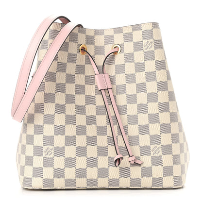 Louis Vuitton Damier Azur Neonoe MM Eau De Rose 1 of 8