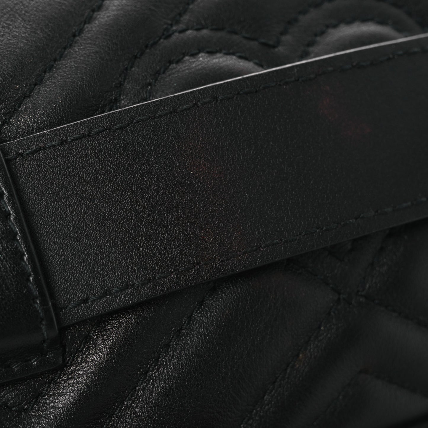 Calfskin Matelasse GG Marmont Belt Bag 105 42 Black