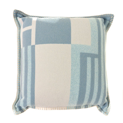 Hermes Wool Cashmere Ithaque Pillow Gris Perle 1 of 3