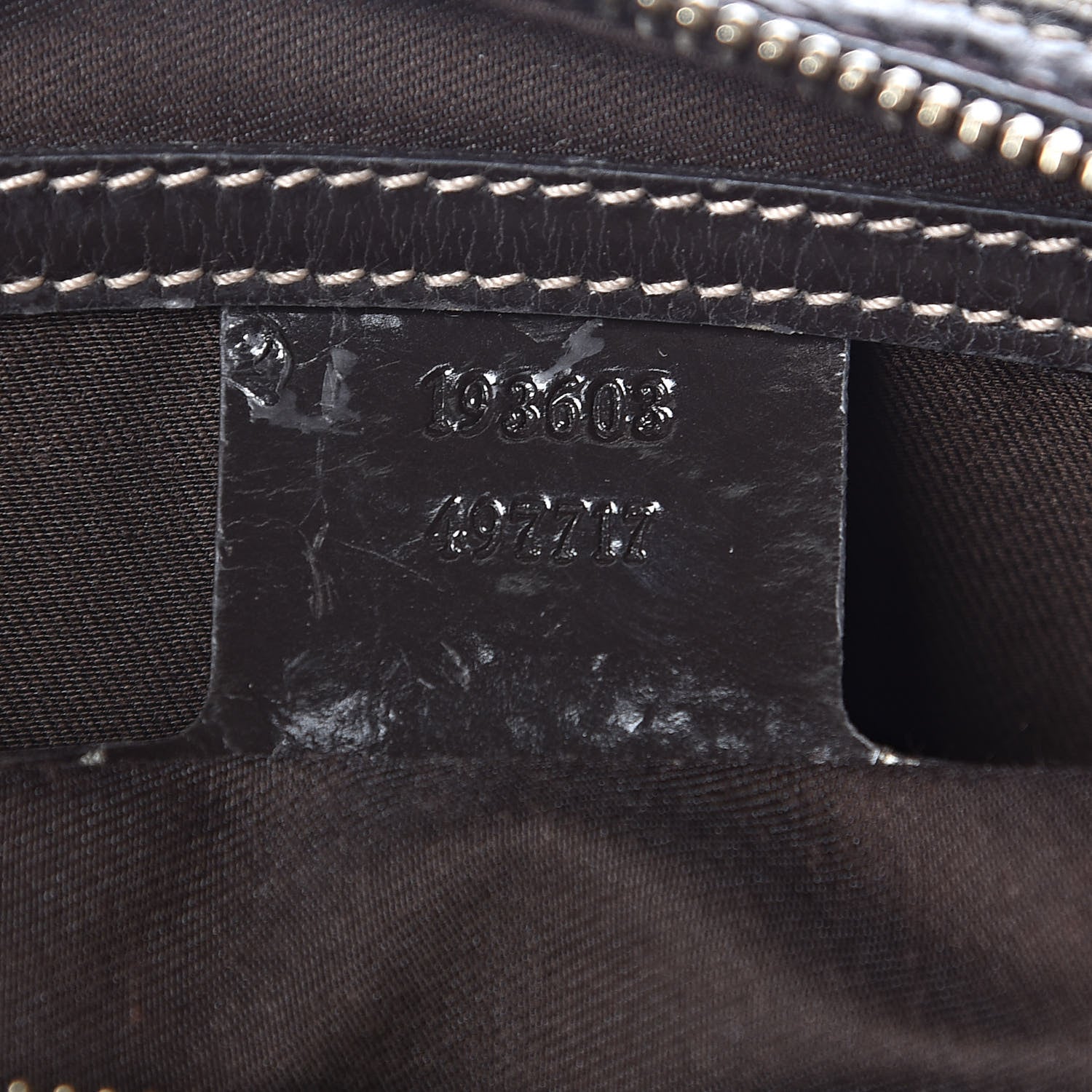 Gucci Monogram Guccissima Hearts Studded Medium Joy Boston Dark Brown 7 of 10